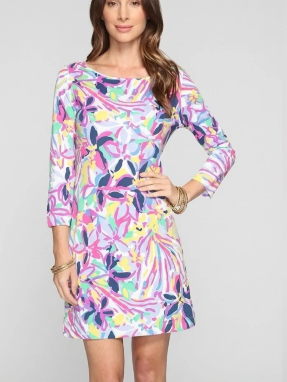 Lilly Pulitzer Marlowe Shift Dress in Multi Havin A Blast - XS 🌟